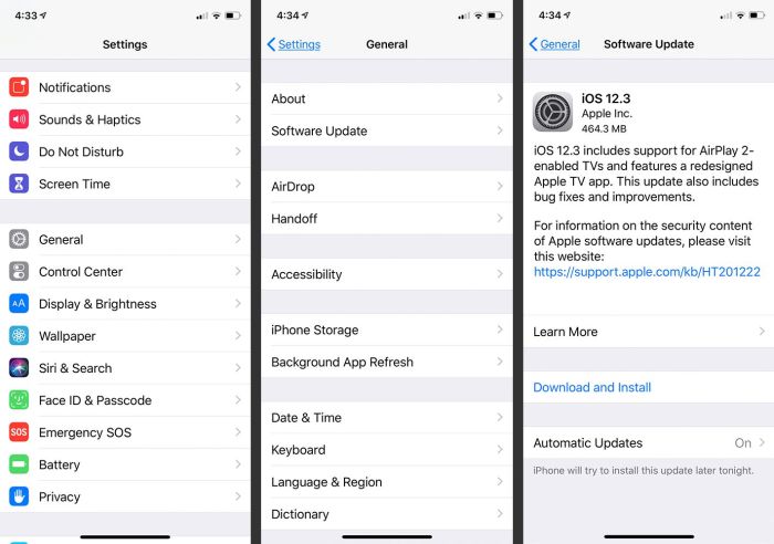 Cara update ios iphone 5