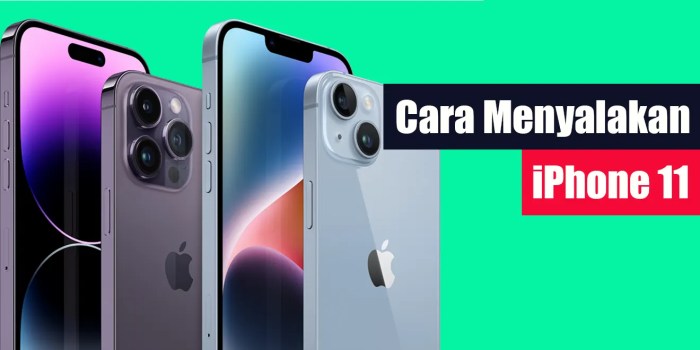 Cara menyalakan iphone 11 pro max