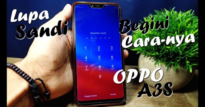 Lupa sandi oppo a3s