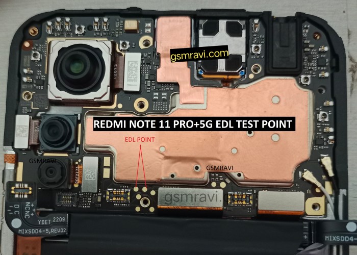 Test point redmi note 5