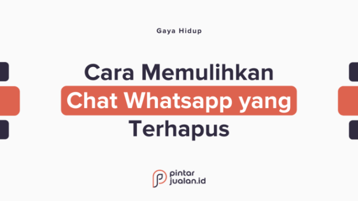 Kenapa chat whatsapp hilang semua