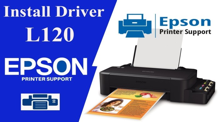 Instal printer epson l120