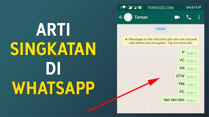 Apa itu tc di wa