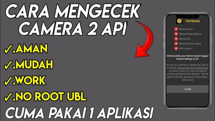 Cara aktifkan camera2 api