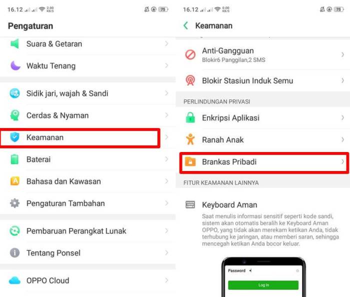 Cara menampilkan aplikasi yang tersembunyi di hp oppo