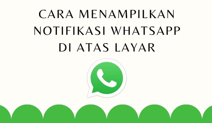 Arti notifikasi whatsapp