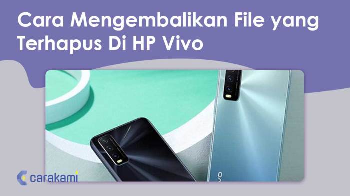 Cara mengembalikan video yang terhapus permanen di hp vivo