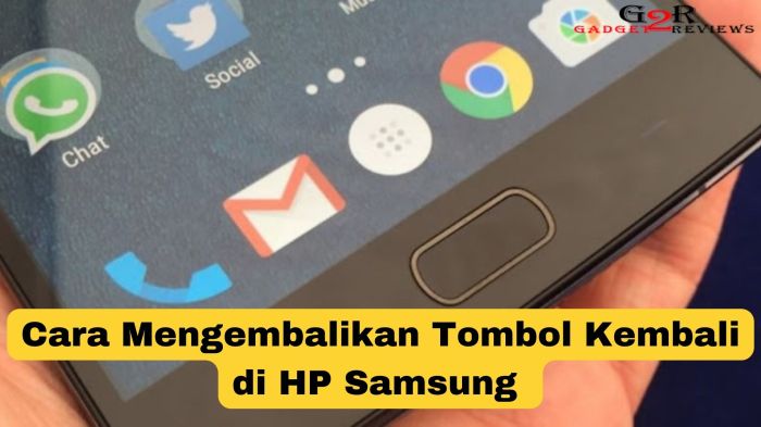 Cara mengembalikan papan tombol samsung