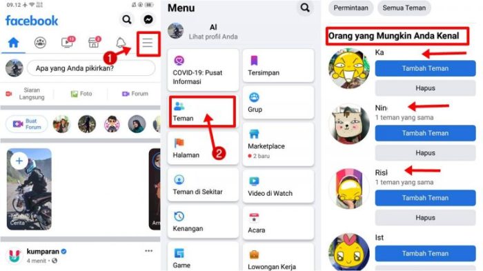 Cara melihat facebook yang di privasi