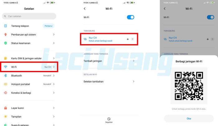 Cara mengetahui password wifi yang sudah terhubung di hp oppo