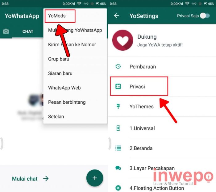 Chat whatsapp tidak bisa dihapus