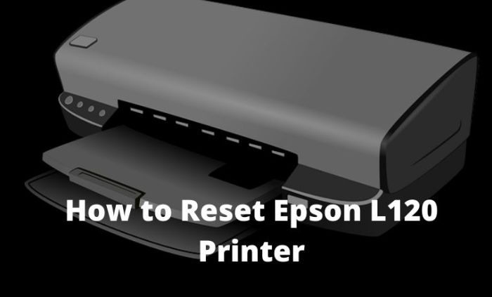 Reset printer epson l120