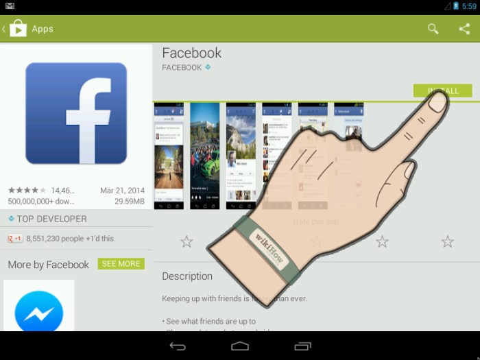 Facebook app installer wozu