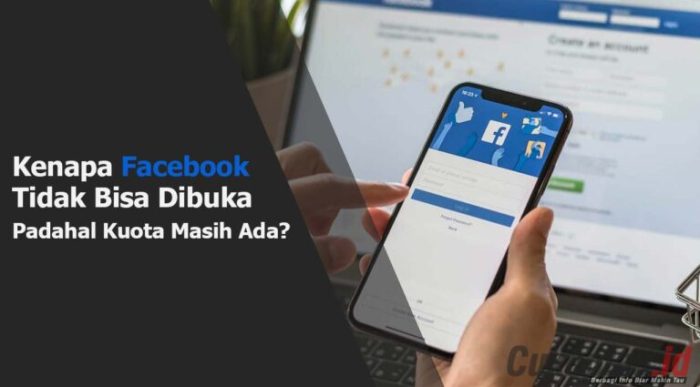 Kenapa facebook tidak bisa dibuka