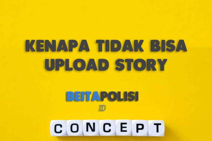 Kenapa tidak bisa upload story instagram