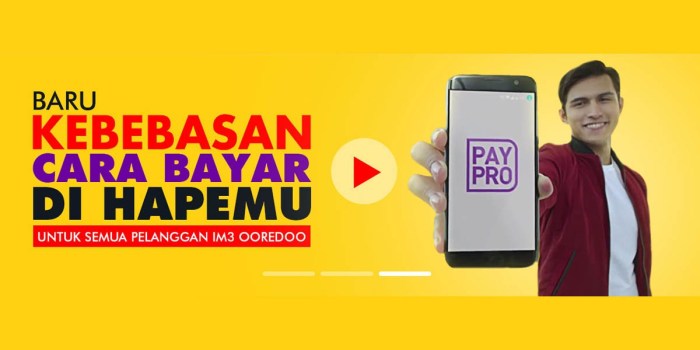 Cara menggunakan paypro indosat