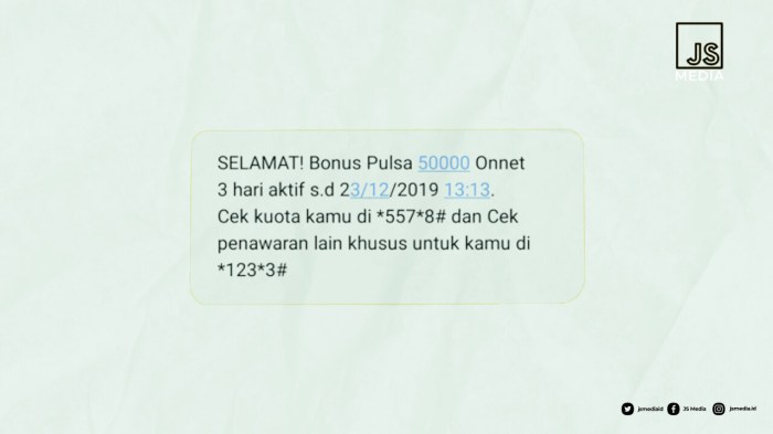 Pulsa onnet adalah