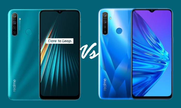 Realme relame perbandingan inilah