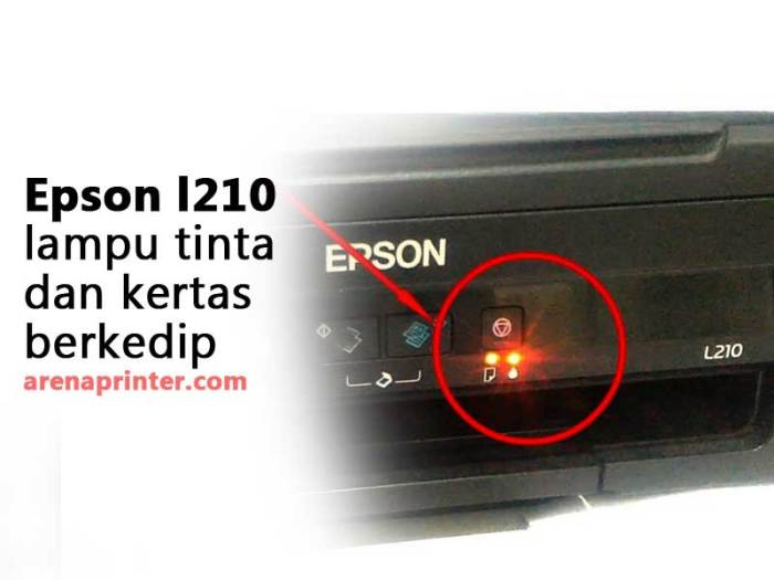 Printer kedip merah