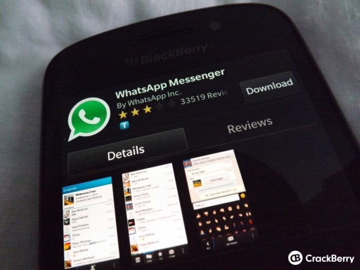 Blackberry whatsapp