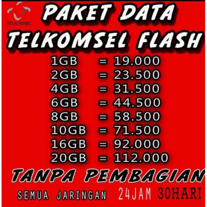 Paket telkomsel bundling internetnya 50ribu sebulan cuma 3o