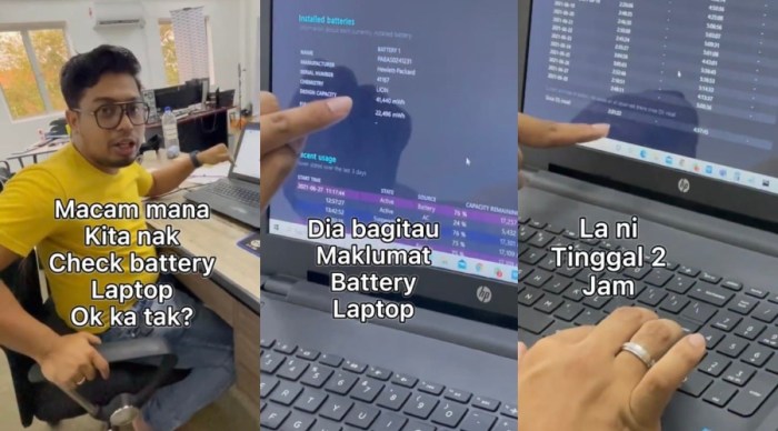 Cas laptop berapa jam