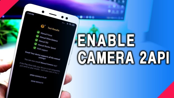 Cara aktifkan camera 2 api