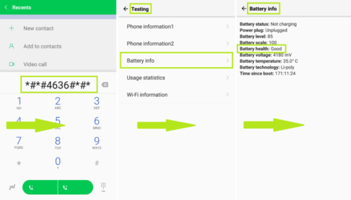 Baterai xiaomi cek kondisi tambahan aplikasi seperti handphone baik masih