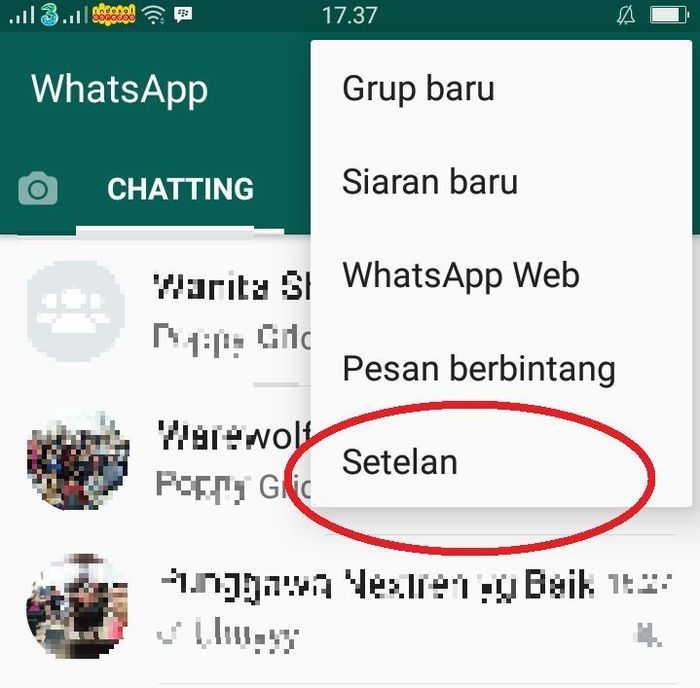 Jitu melihat teman dihapus