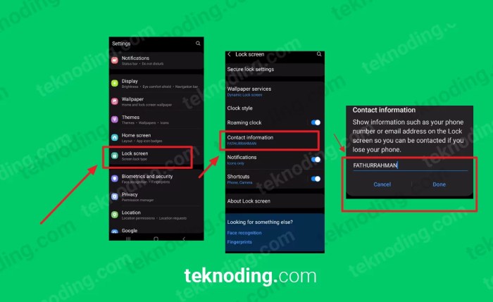 Cara mengubah tampilan jam di layar kunci samsung