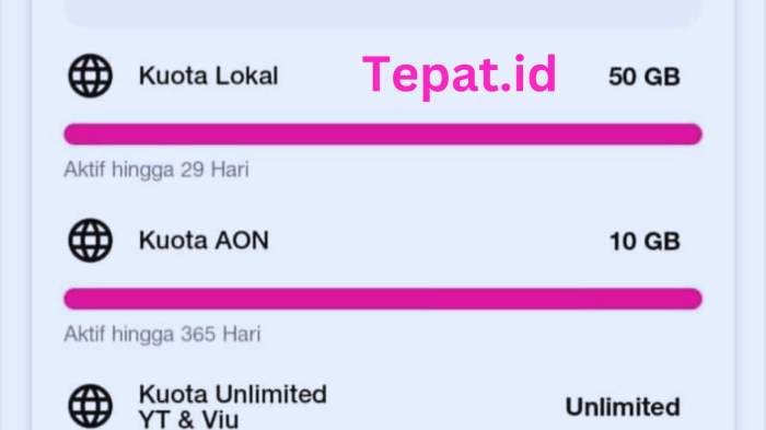 Kuota lokal tri adalah