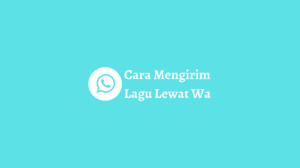 Cara mengirim lagu lewat wa