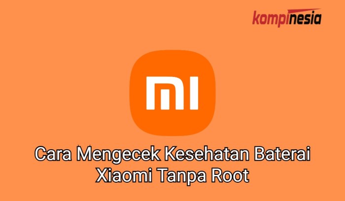 Kesehatan baterai xiaomi