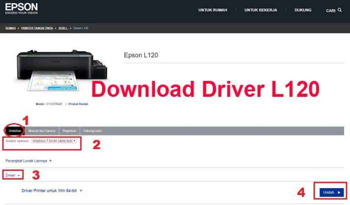 Cara menginstal printer epson l120 di laptop