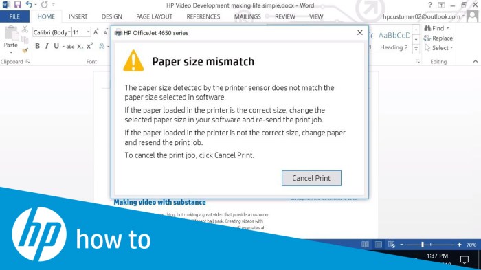 Cara mengatasi printer hp out of paper