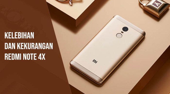 Beda redmi note 4 dengan redmi note 4x