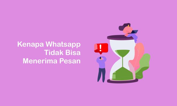 Kenapa whatsapp tidak bisa menerima pesan