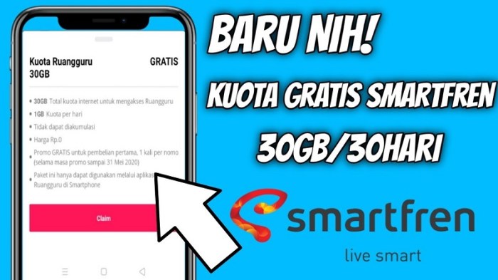 Kartu perdana indosat 14gb 9gb kuota 23gb handphone