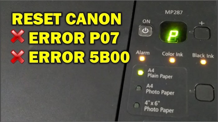 Cara memperbaiki printer canon mp280