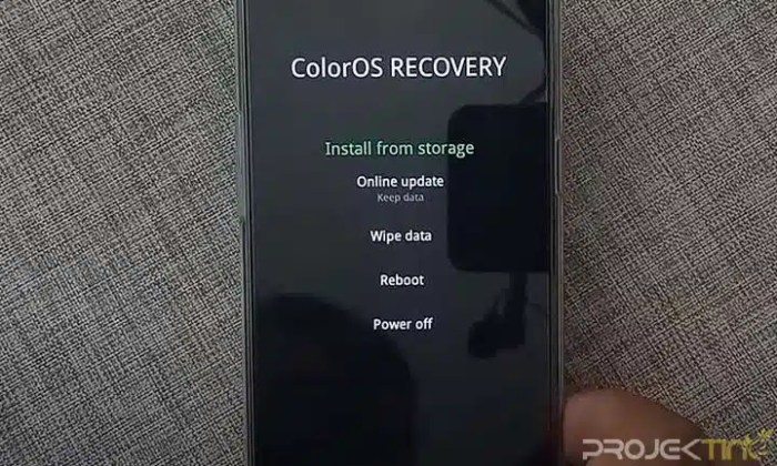 Cara keluar dari recovery mode oppo