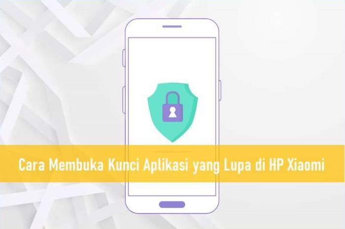 Cara membuka kunci aplikasi yang lupa di hp xiaomi