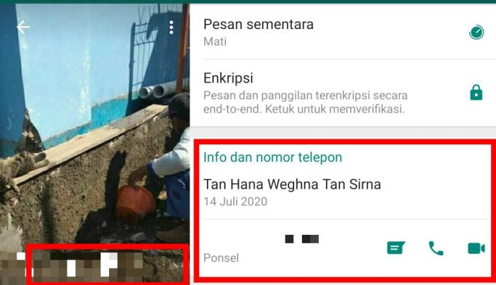 Cara pm di wa