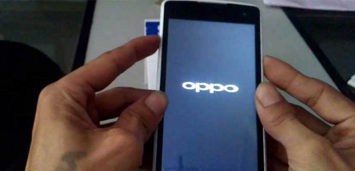 Cara restart hp oppo