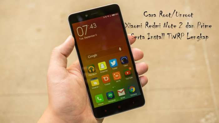 Cara root xiaomi note 4