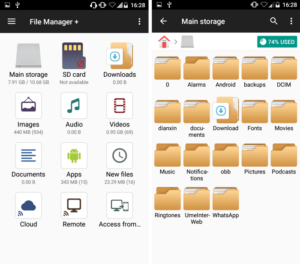 File manager di hp vivo