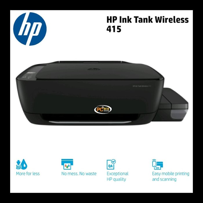 Cara setting printer hp ink tank wireless 415