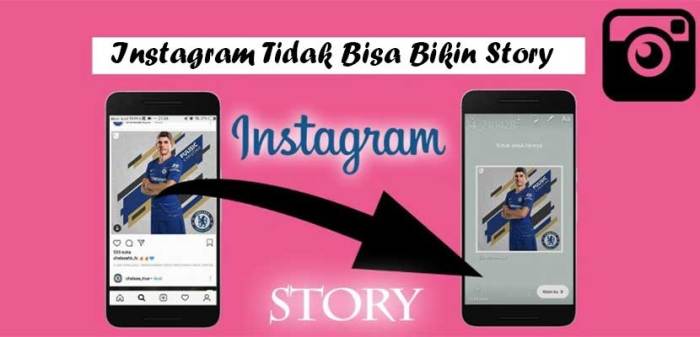 Instagram tidak bisa post story