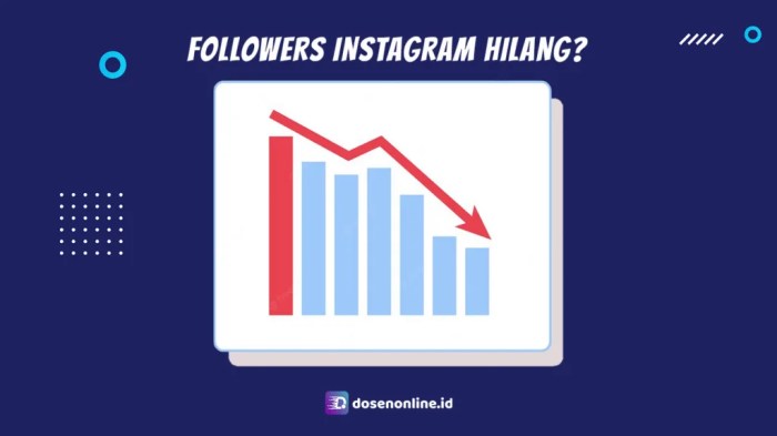 Kenapa followers instagram berkurang sendiri