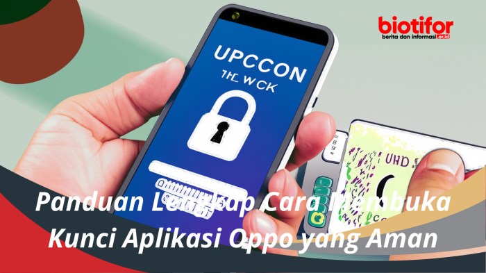 Cara membuka kunci aplikasi oppo