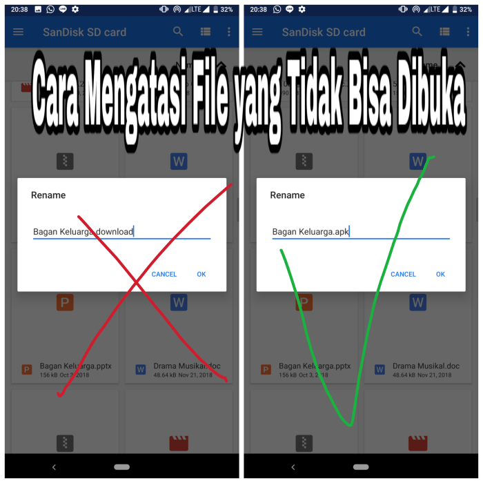 Cara membuka file di wa yang tidak bisa dibuka